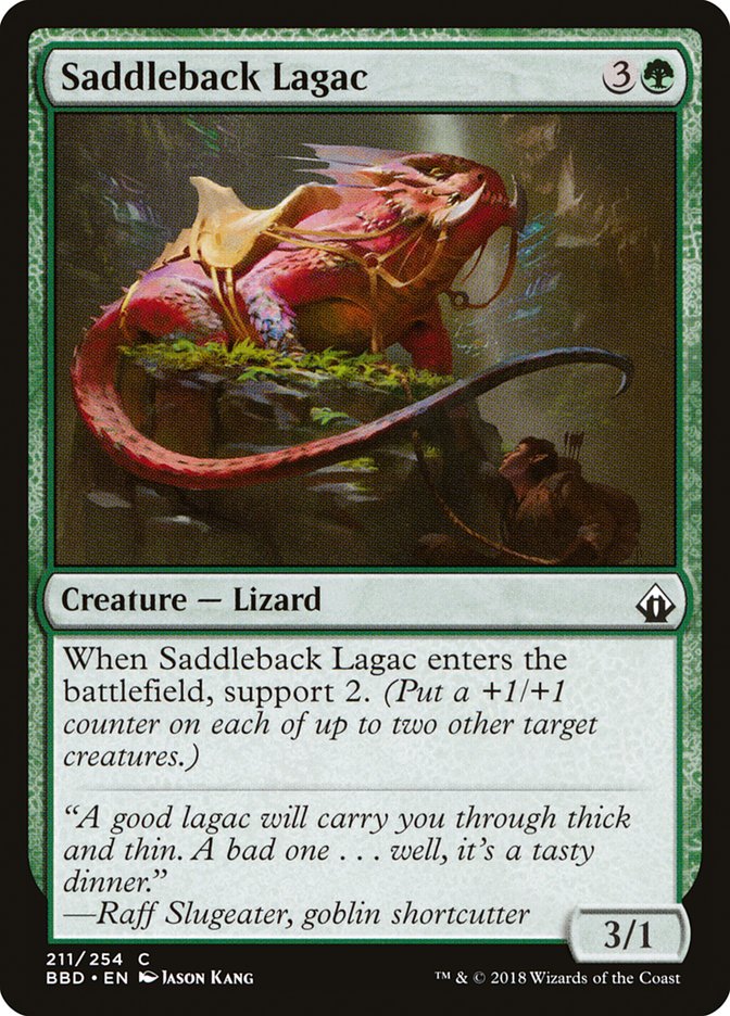 Saddleback Lagac – Common Magic: The Gathering card from Battlebond (#211)