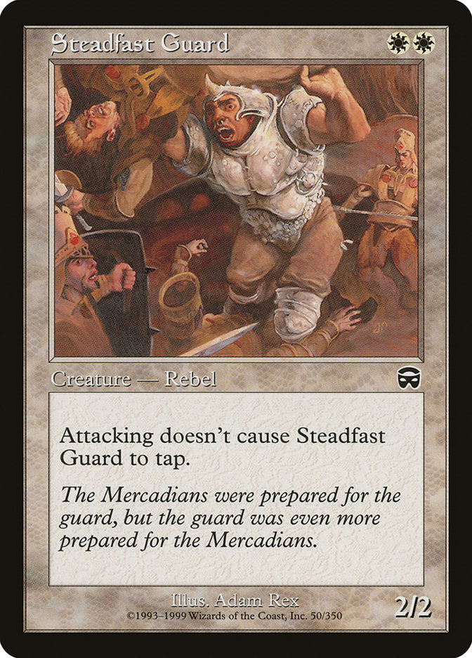 Steadfast Guard – Common Magic: The Gathering card from Mercadian Masques (#50)