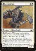 Rhox Veteran – Common Magic: The Gathering card from Modern Horizons (#24)