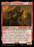 Grishnákh, Brash Instigator – Uncommon Magic: The Gathering card from The Lord of the Rings: Tales of Middle-earth (#134)