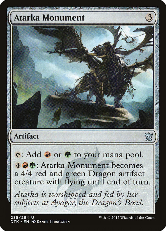 Atarka Monument – Uncommon Magic: The Gathering card from Dragons of Tarkir (#235)