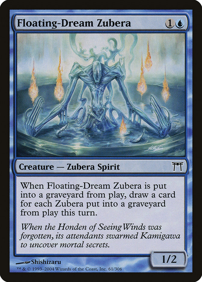 Floating-Dream Zubera – Common Magic: The Gathering card from Champions of Kamigawa (#61)