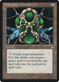 Malachite Talisman – Uncommon Magic: The Gathering card from Ice Age (#328)