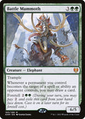 Battle Mammoth – Mythic Magic: The Gathering card from Kaldheim Promos (#160p)