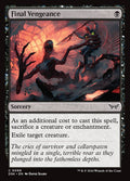 Final Vengeance – Common Magic: The Gathering card from Duskmourn: House of Horror (#99)