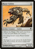 Razor Golem – Common Magic: The Gathering card from Darksteel (#137)