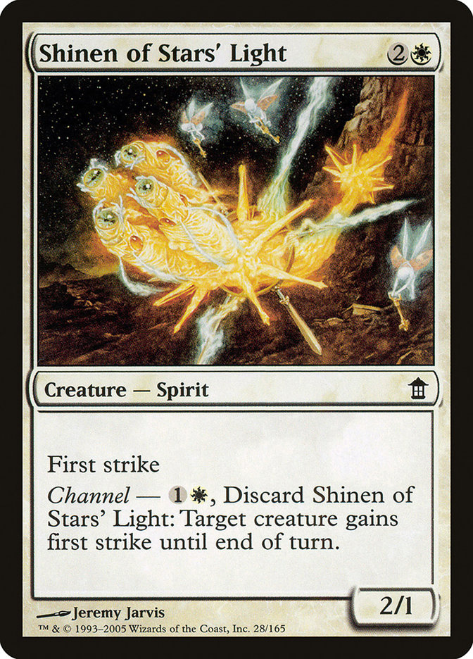 Shinen of Stars' Light – Common Magic: The Gathering card from Saviors of Kamigawa (#28)