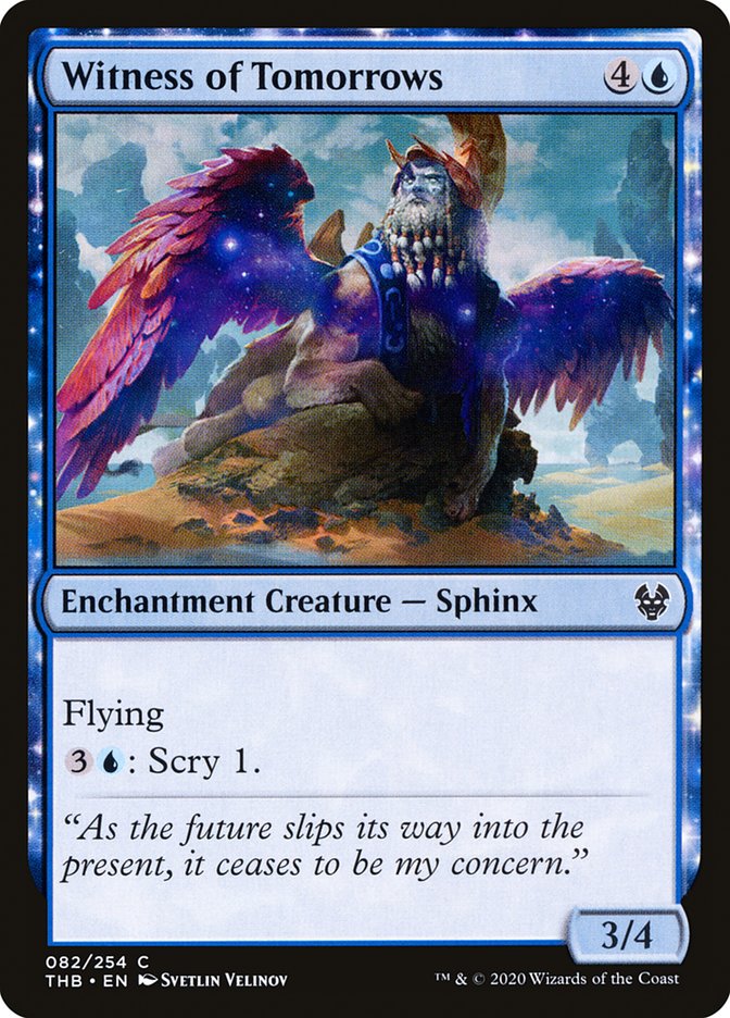 Witness of Tomorrows – Common Magic: The Gathering card from Theros Beyond Death (#82)