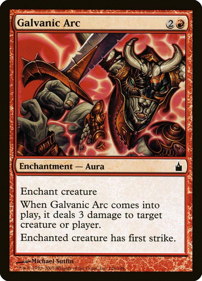 Galvanic Arc – Common Magic: The Gathering card from Ravnica: City of Guilds (#126)