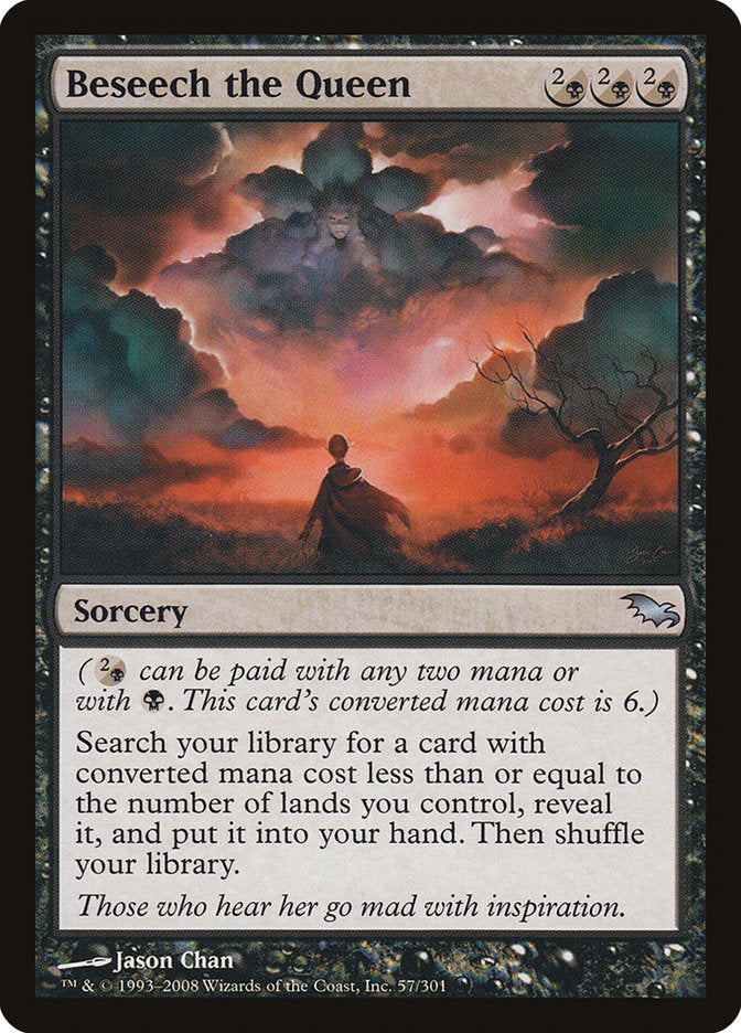 Beseech the Queen – Uncommon Magic: The Gathering card from Shadowmoor (#57)