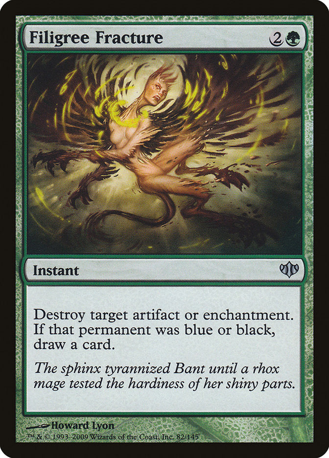 Filigree Fracture – Uncommon Magic: The Gathering card from Conflux (#82)