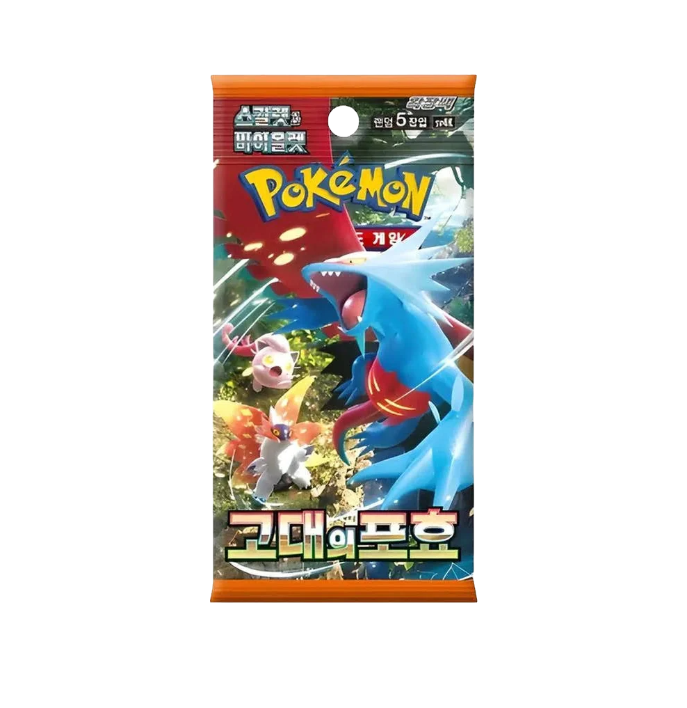 Korean Pokemon -Ancient Roar SV4K Booster Pack
