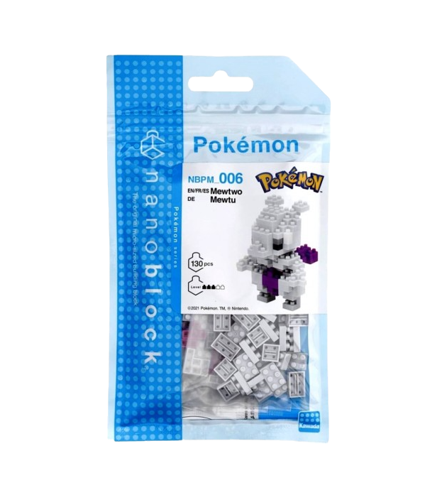 Nanoblock Pokémon Character Pack – Mewtwo