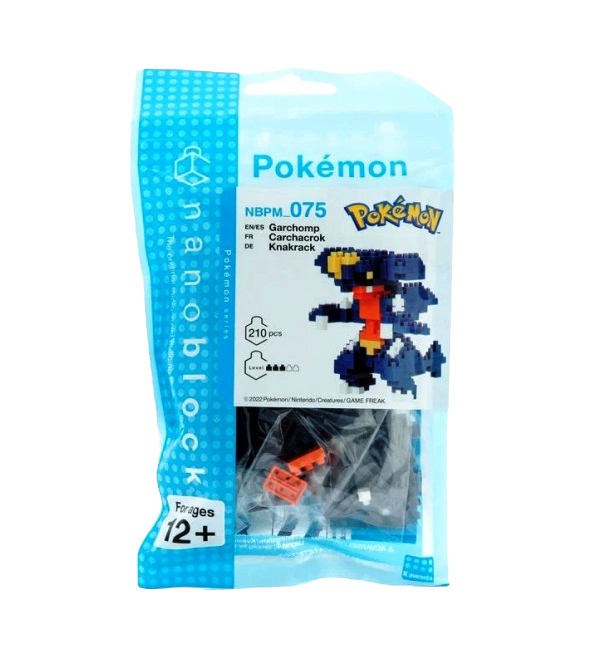 Nanoblock Pokémon Character Pack – Garchomp