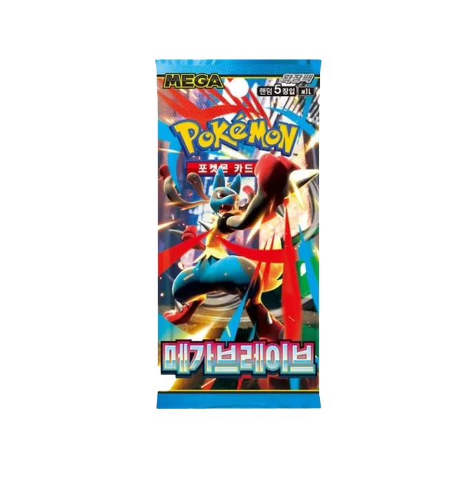 Korean Pokemon - Mega brave M1L Booster Pack