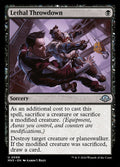 Lethal Throwdown – Uncommon Magic: The Gathering card from Modern Horizons 3 (#99)
