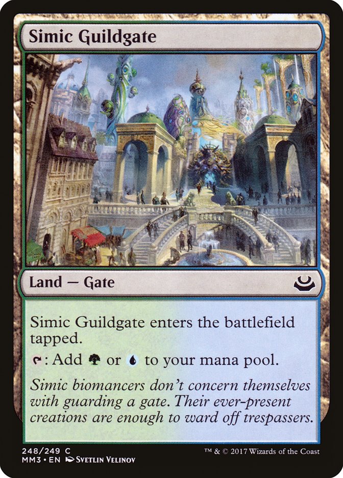 Simic Guildgate – Common Magic: The Gathering card from Modern Masters 2017 (#248)