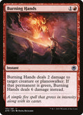 Burning Hands – Uncommon Magic: The Gathering card from Adventures in the Forgotten Realms (#135)