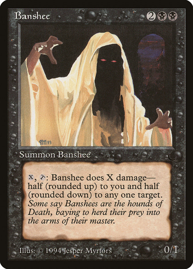 Banshee – Uncommon Magic: The Gathering card from The Dark (#40)
