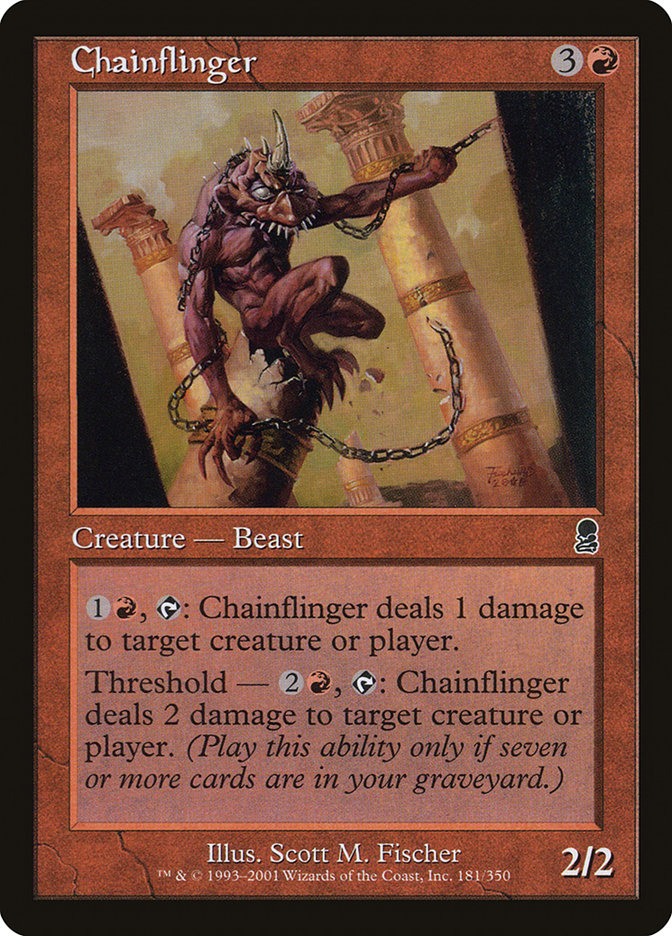 Chainflinger – Common Magic: The Gathering card from Odyssey (#181)