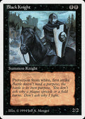 Black Knight – Uncommon Magic: The Gathering card from Summer Magic / Edgar (#95)