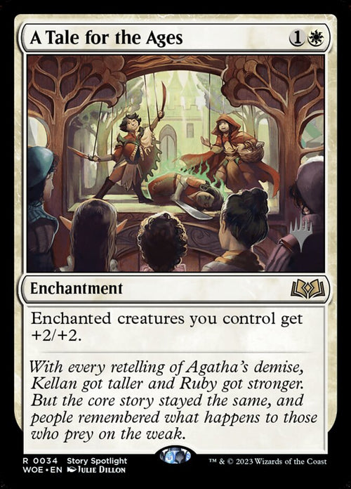 A Tale for the Ages – Rare Magic: The Gathering card from Wilds of Eldraine Promos (#34p)