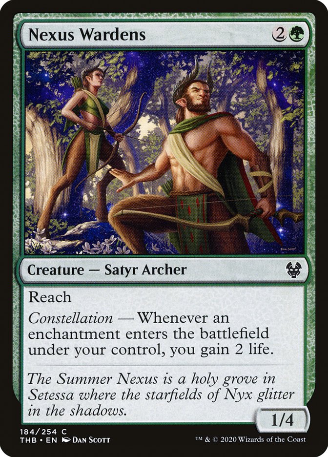 Nexus Wardens – Common Magic: The Gathering card from Theros Beyond Death (#184)
