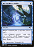Arcane Subtraction – Common Magic: The Gathering card from Strixhaven: School of Mages (#36)