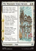 The Mountain-king's Return – Uncommon Magic: The Gathering card from The Hobbit (#22)