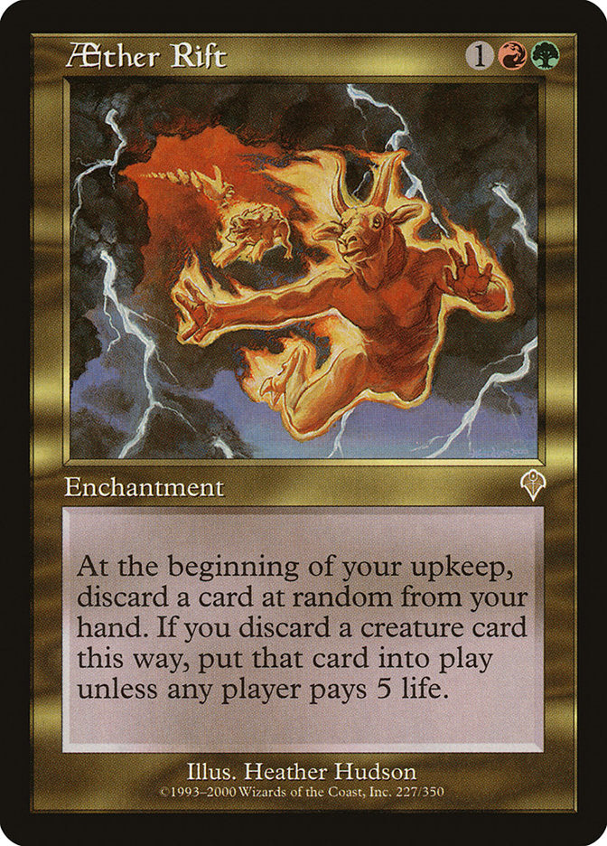 Aether Rift – Rare Magic: The Gathering card from Invasion (#227)
