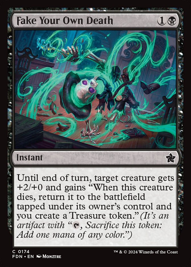Fake Your Own Death – Common Magic: The Gathering card from Foundations (#174)