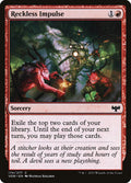 Reckless Impulse – Common Magic: The Gathering card from Innistrad: Crimson Vow (#174)