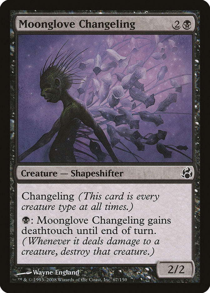 Moonglove Changeling – Common Magic: The Gathering card from Morningtide (#67)