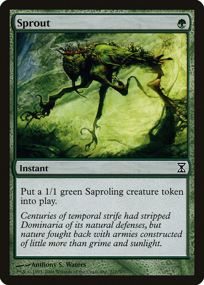 Sprout – Common Magic: The Gathering card from Time Spiral (#221)