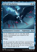 Fear of Isolation – Uncommon Magic: The Gathering card from Duskmourn: House of Horror (#58)