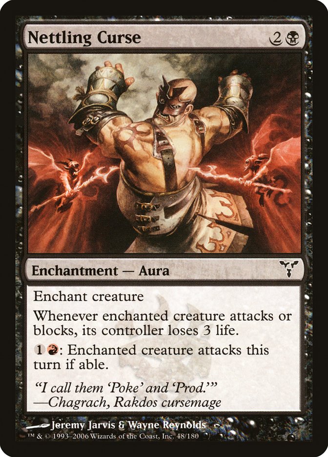 Nettling Curse – Common Magic: The Gathering card from Dissension (#48)