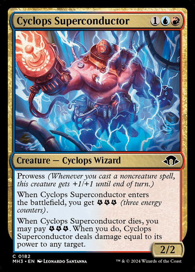 Cyclops Superconductor – Common Magic: The Gathering card from Modern Horizons 3 (#182)