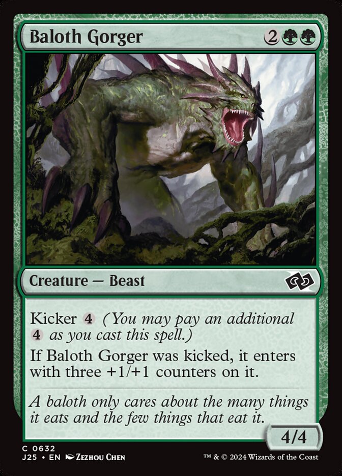 Baloth Gorger – Common Magic: The Gathering card from Foundations Jumpstart (#632)