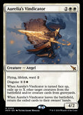 Aurelia's Vindicator – Mythic Magic: The Gathering card from Murders at Karlov Manor Promos (#4p)