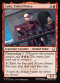 Zuko, Exiled Prince – Uncommon Magic: The Gathering card from Avatar: The Last Airbender (#163)