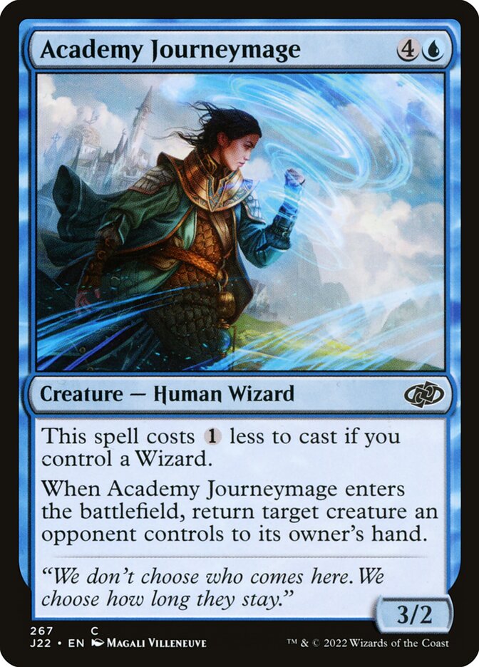 Academy Journeymage – Common Magic: The Gathering card from Jumpstart 2022 (#267)