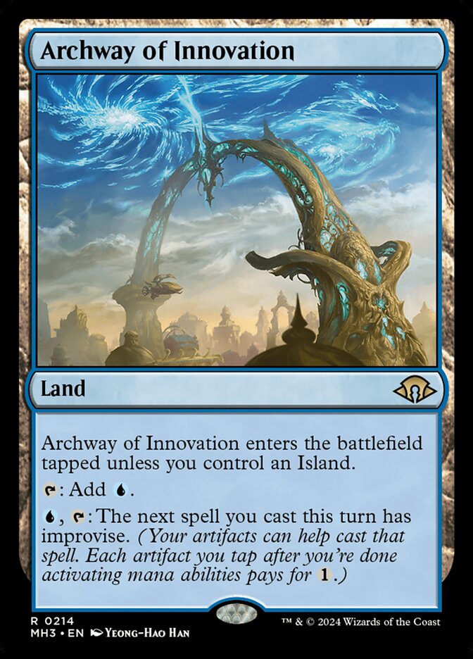 Archway of Innovation – Rare Magic: The Gathering card from Modern Horizons 3 (#214)