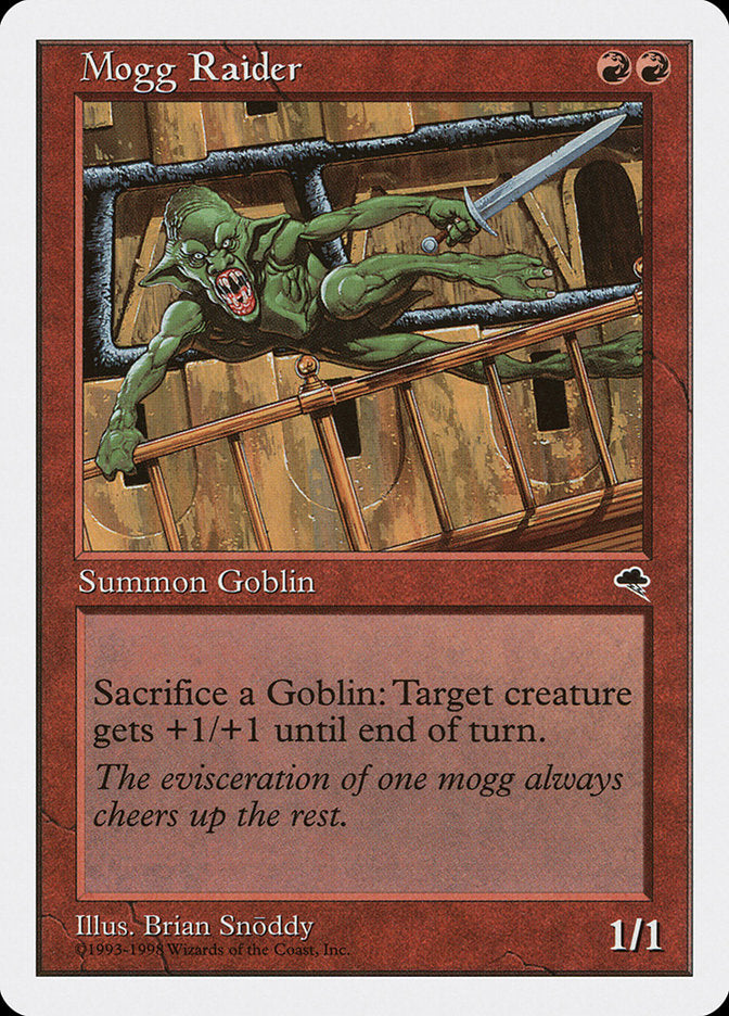 Mogg Raider – Common Magic: The Gathering card from Anthologies (#46)