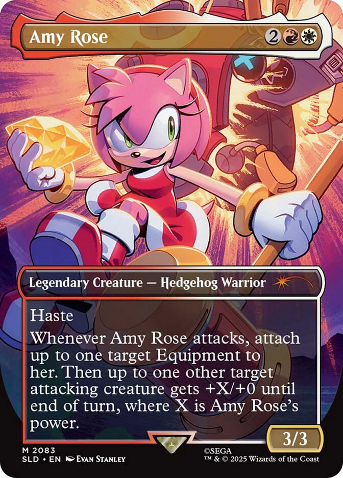 Amy Rose – Mythic Magic: The Gathering card from Secret Lair Drop (#2083)