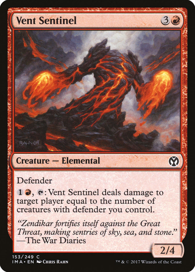 Vent Sentinel – Common Magic: The Gathering card from Iconic Masters (#153)