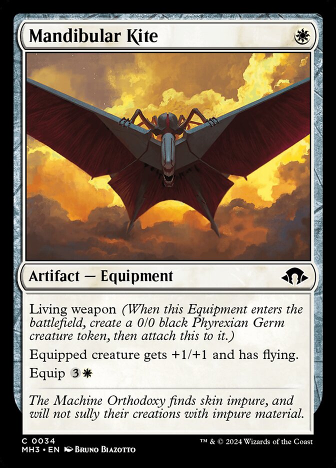 Mandibular Kite – Common Magic: The Gathering card from Modern Horizons 3 (#34)