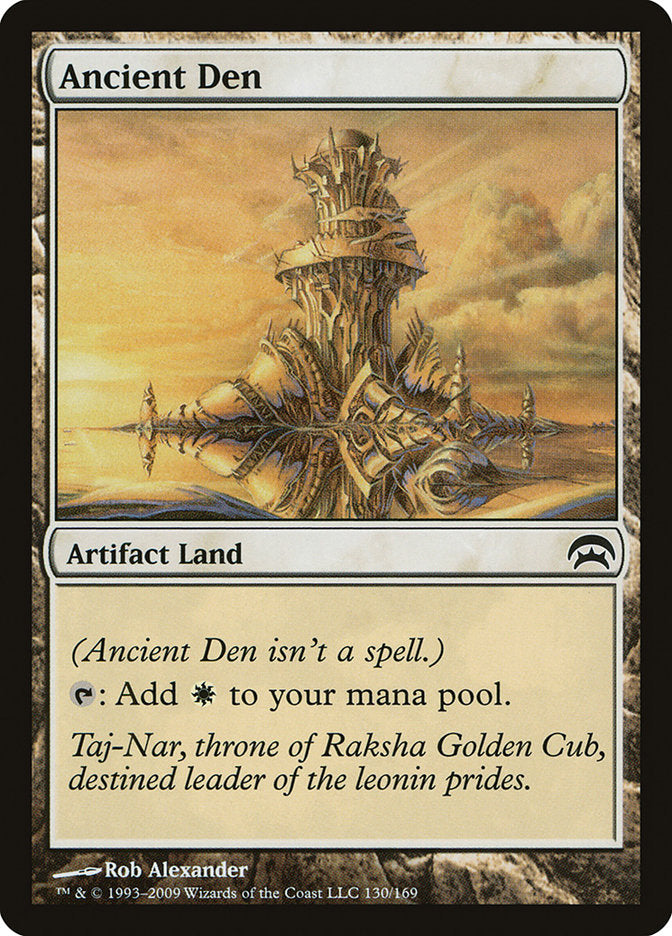 Ancient Den – Common Magic: The Gathering card from Planechase (#130)