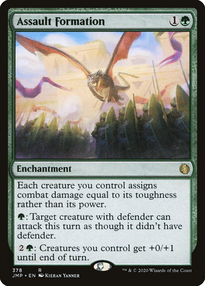 Assault Formation – Rare Magic: The Gathering card from Jumpstart (#378)