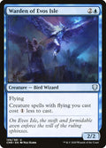 Warden of Evos Isle – Uncommon Magic: The Gathering card from Commander Legends (#106)