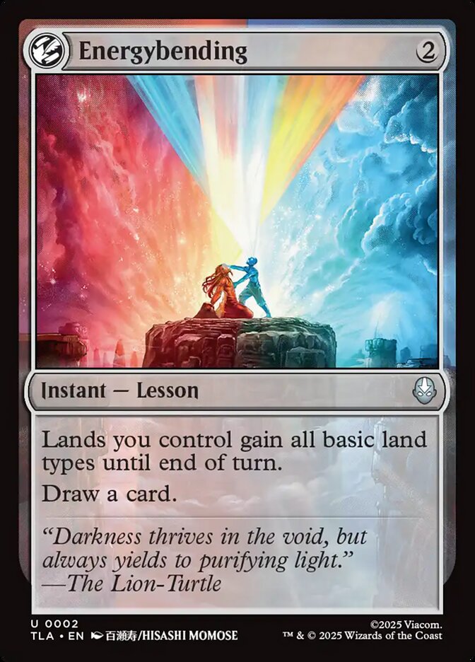 Energybending – Uncommon Magic: The Gathering card from Avatar: The Last Airbender (#2)